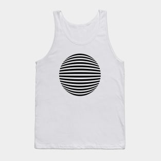 Black lines Tank Top